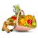 fruit basket with plush toy